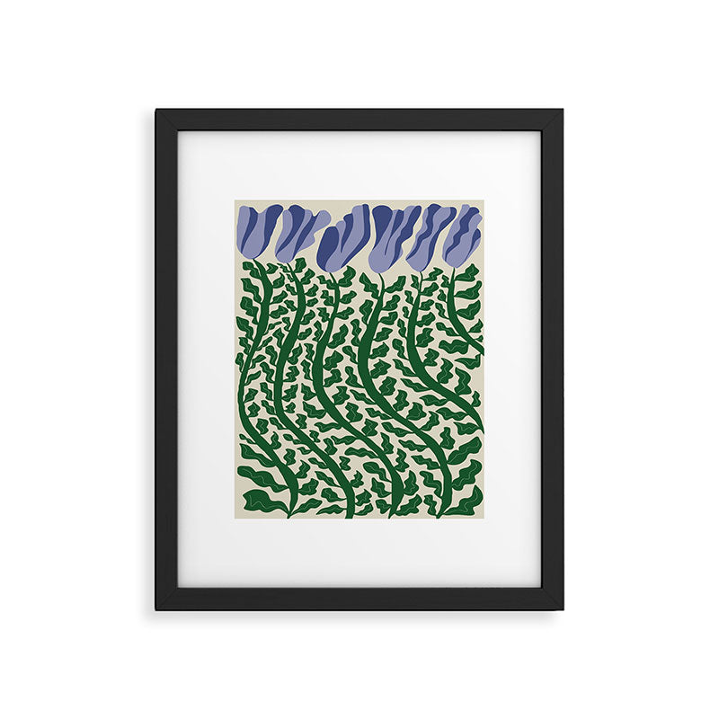 Green Leaf Framed Art Print Gallery Image 5
