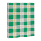 green vintage gingham  Canvas Print Gallery Image 8