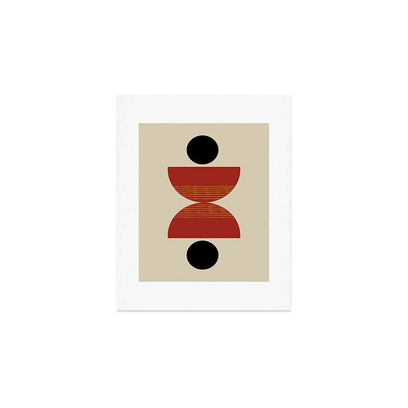half moon abstract  Art Print Gallery Image 1