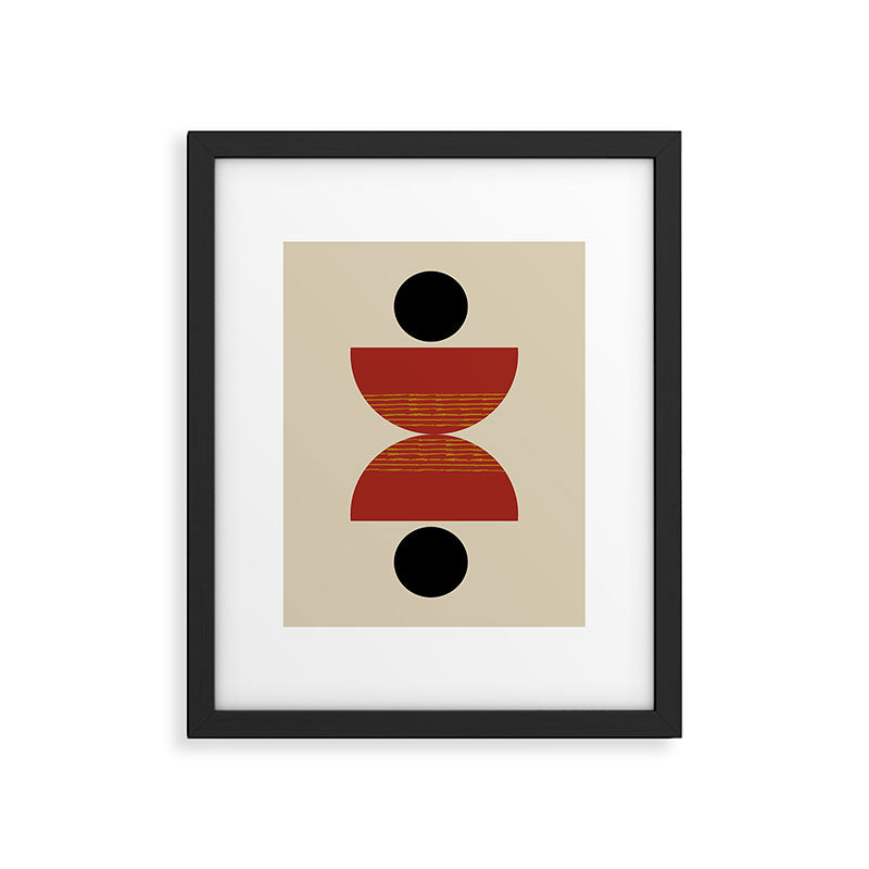 half moon abstract  Framed Art Print Gallery Image 5