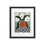 Happy fall floral pottery  Framed Art Print Gallery Image 5