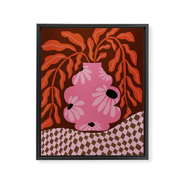 Happy fern fall Framed Canvas Print Gallery Image 1