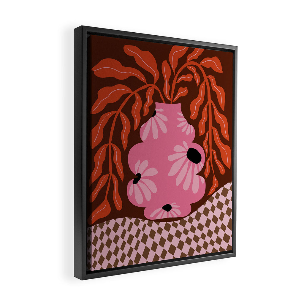 Happy fern fall Framed Canvas Print Gallery Image 2