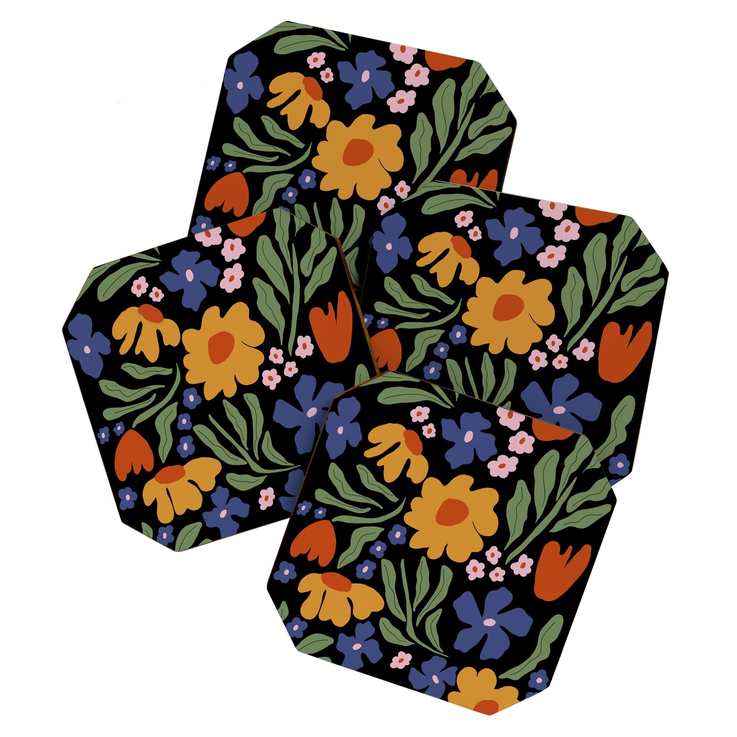 Happy floral park Coaster Gallery Image 1