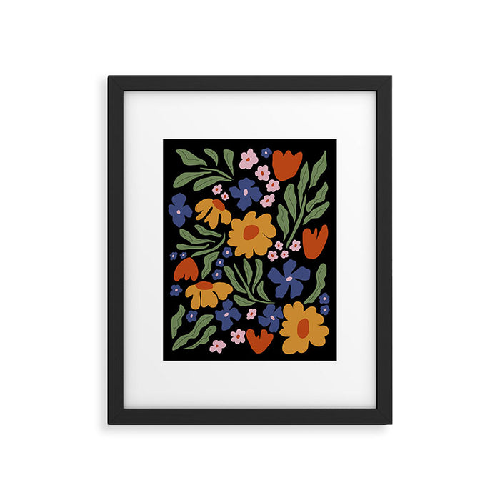 Happy floral park Framed Art Print Gallery Image 1