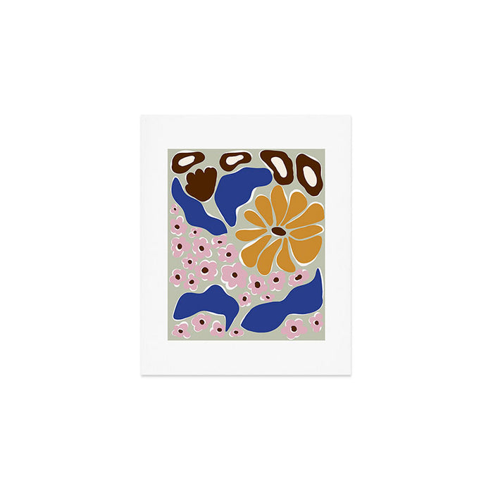 happy hippie garden   Art Print Gallery Image 1