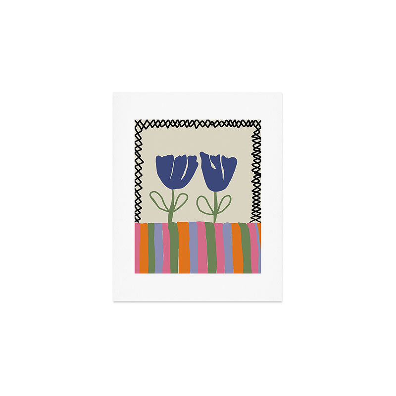Happy two blooming  Art Print Gallery Image 1