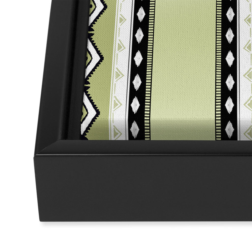 Ikat Reverie Framed Canvas Print Gallery Image 3