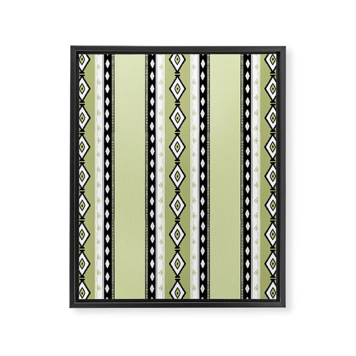 Ikat Reverie Framed Canvas Print Gallery Image 1