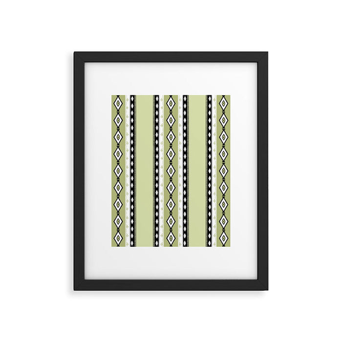 Ikat Reverie Framed Art Print Gallery Image 1