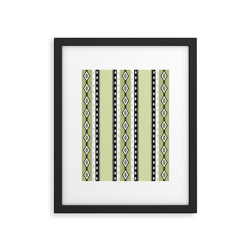 Ikat Reverie Framed Art Print Gallery Image 6