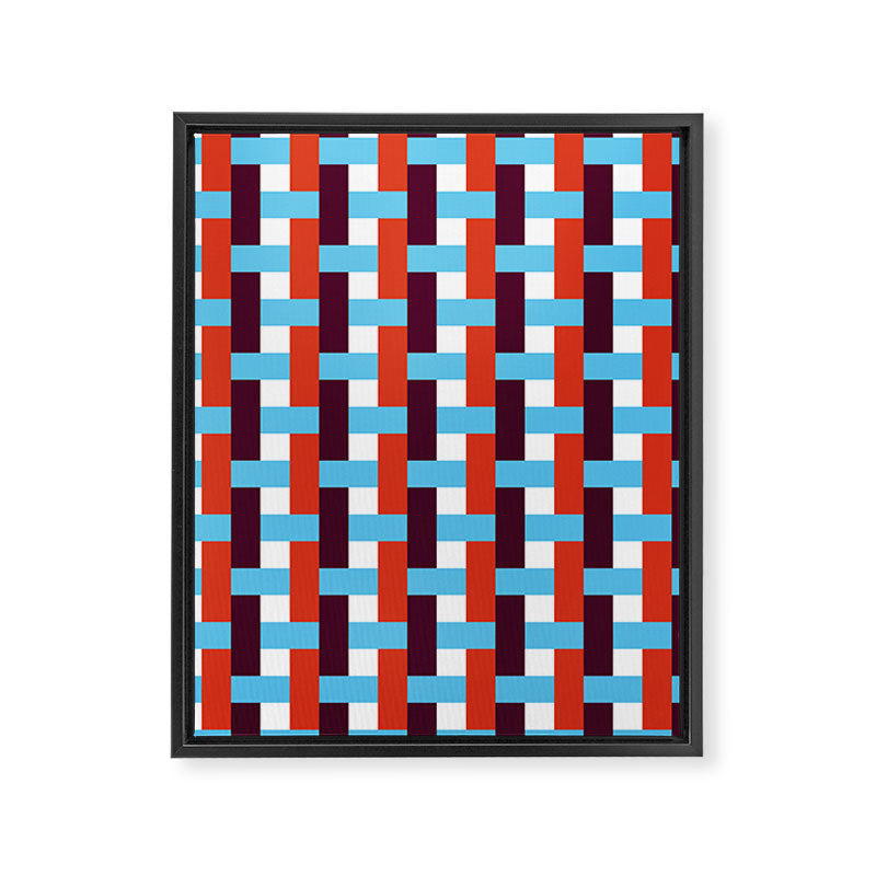Infinity Grid 1 Framed Canvas Print Gallery Image 6