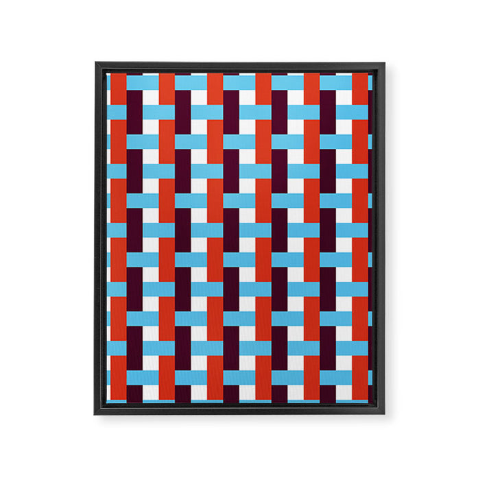 Infinity Grid 1 Framed Canvas Print Gallery Image 1