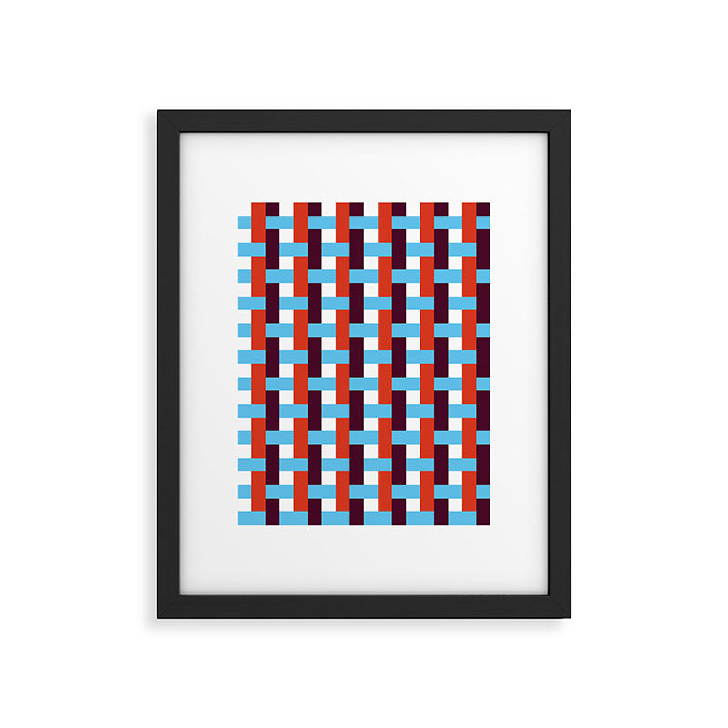 Infinity Grid 1 Framed Art Print Gallery Image 5