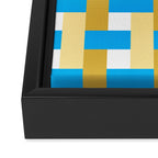 Infinity Grid 3 Framed Canvas Print Gallery Image 3