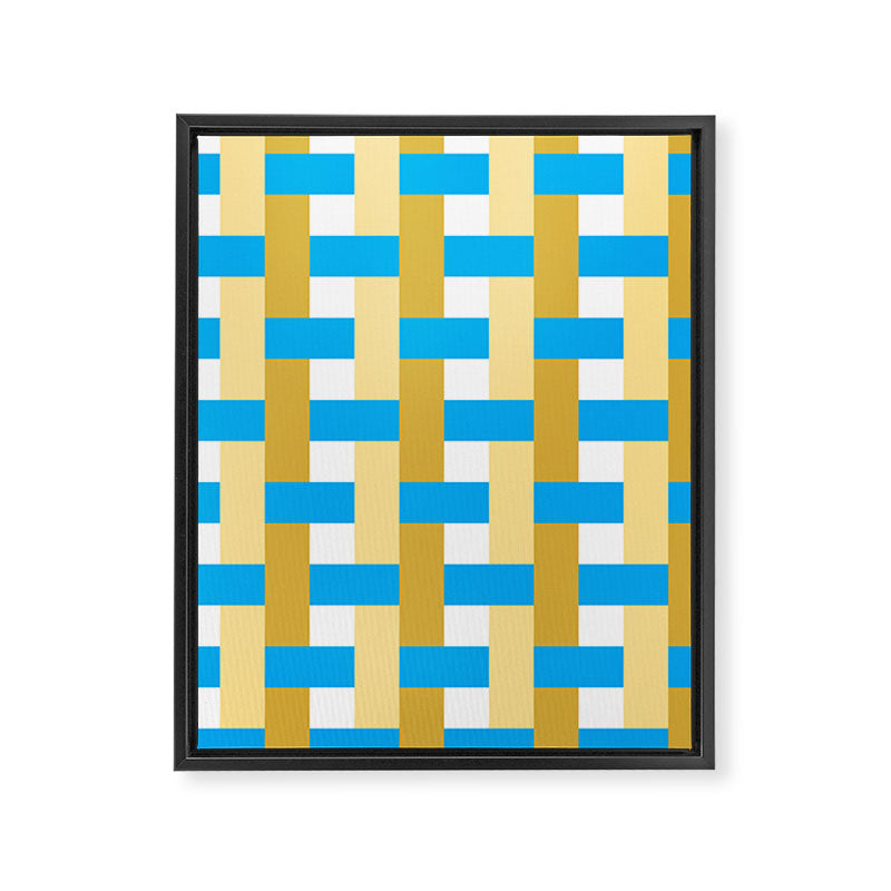 Infinity Grid 3 Framed Canvas Print Gallery Image 6