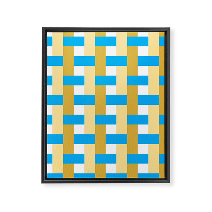 Infinity Grid 3 Framed Canvas Print Gallery Image 1