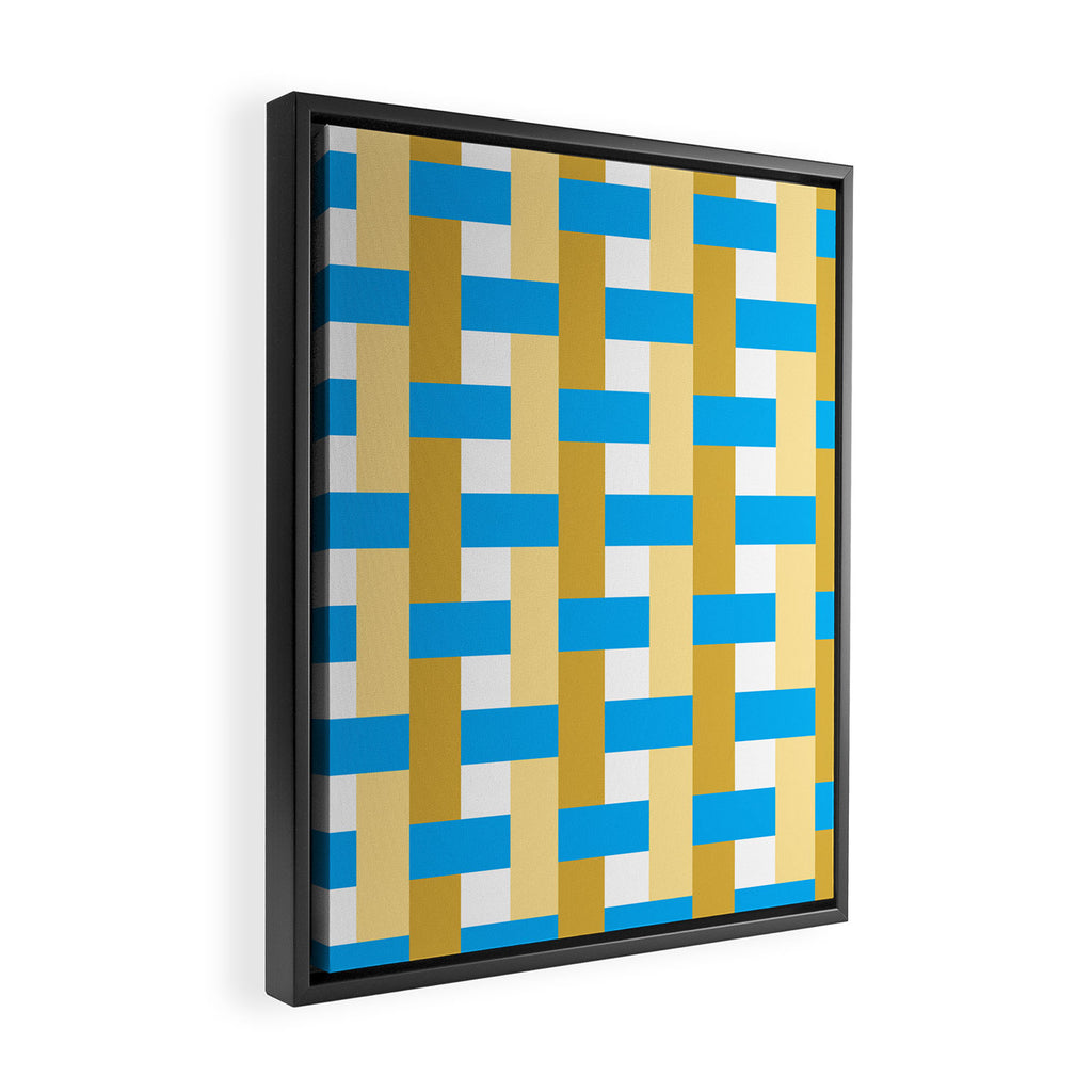 Infinity Grid 3 Framed Canvas Print Gallery Image 2