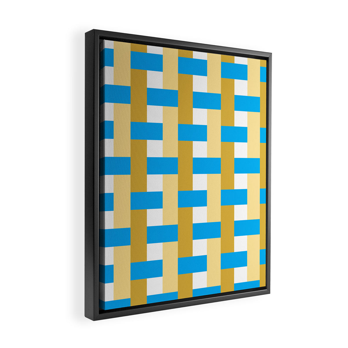 Infinity Grid 3 Framed Canvas Print Gallery Image 2