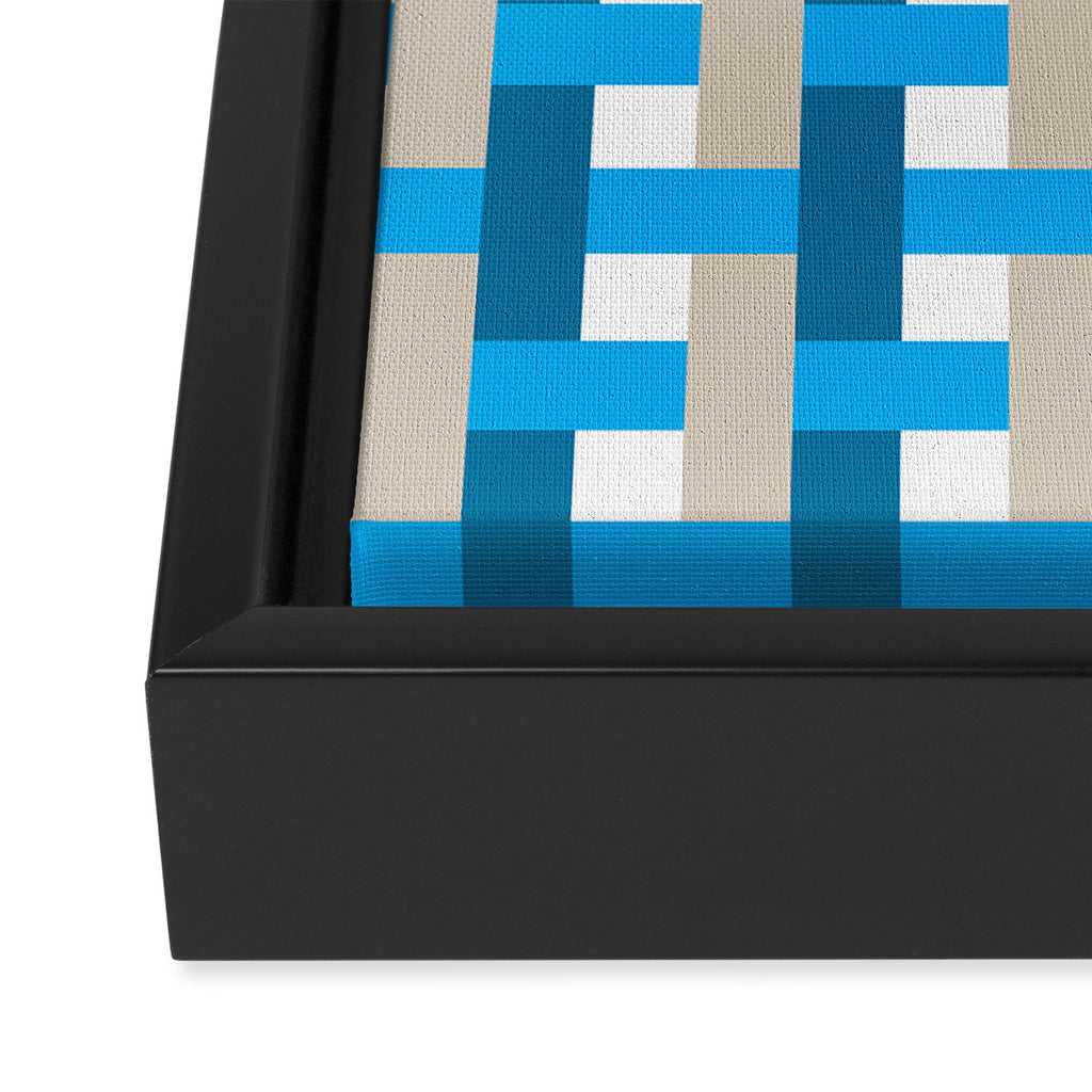 Infinity Grid 4 Framed Canvas Print Gallery Image 3