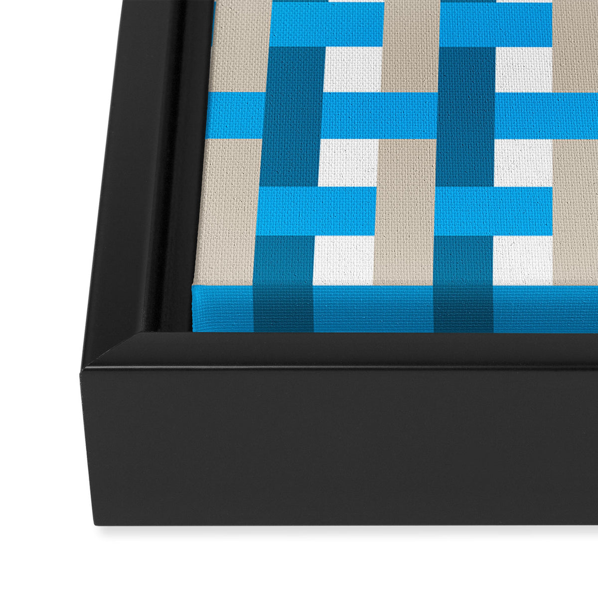 Infinity Grid 4 Framed Canvas Print Gallery Image 3