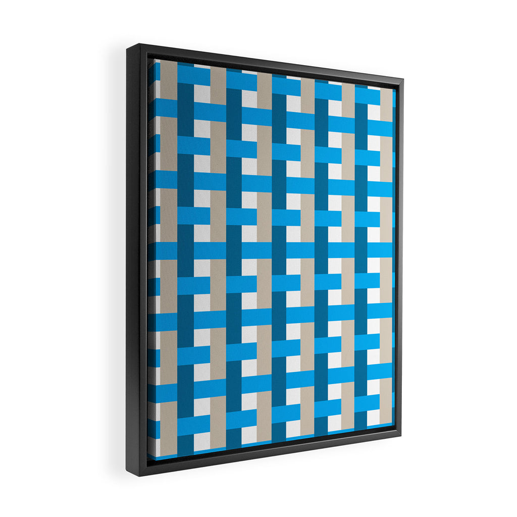 Infinity Grid 4 Framed Canvas Print Gallery Image 2