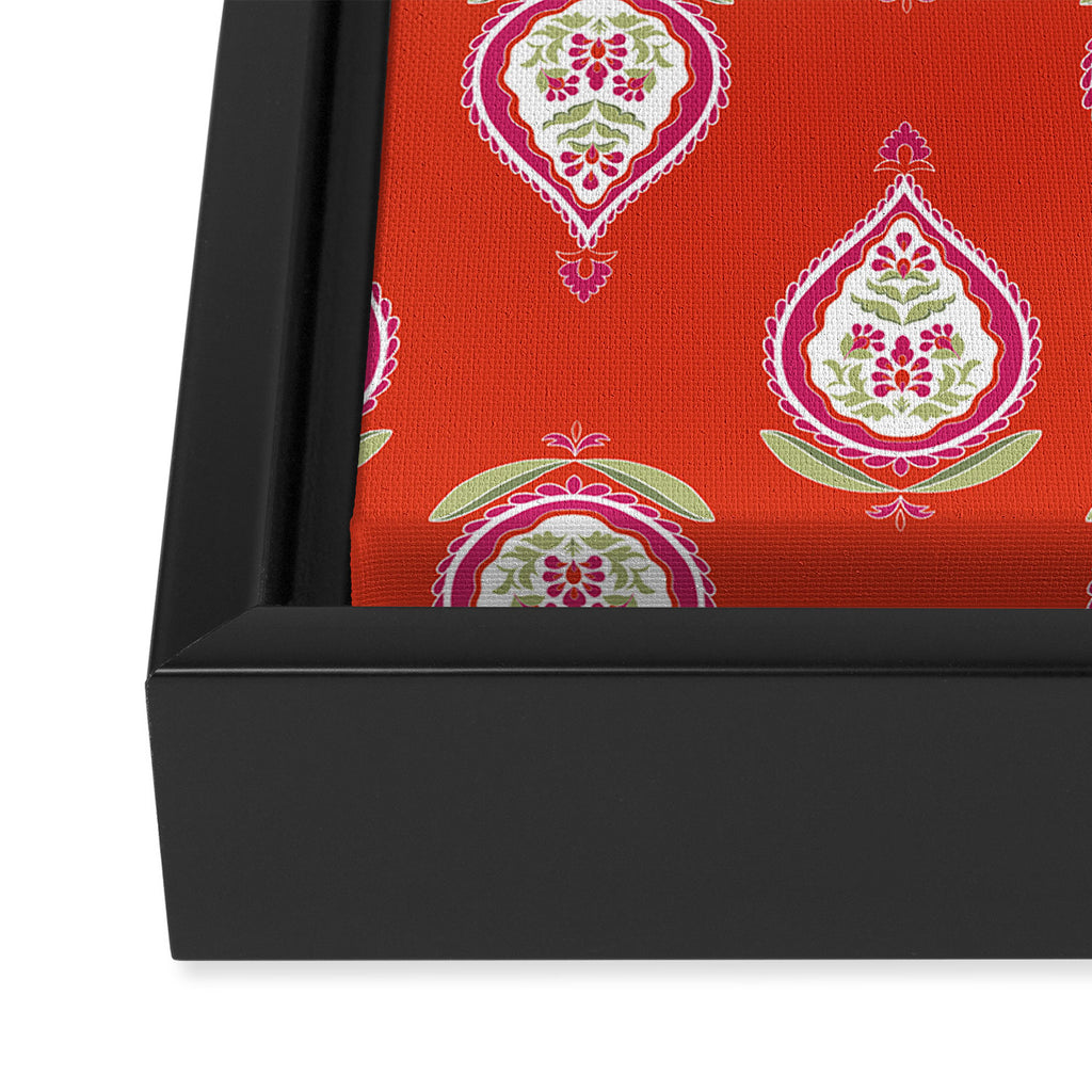 Kalamkari Mosaic Framed Canvas Print Gallery Image 3