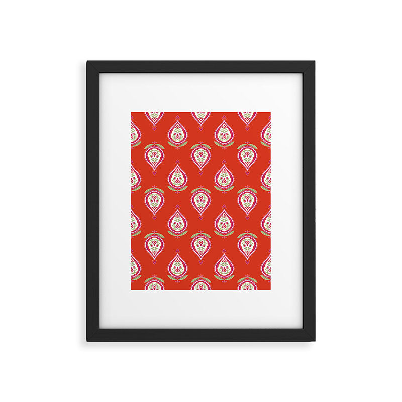 Kalamkari Mosaic Framed Art Print Gallery Image 6