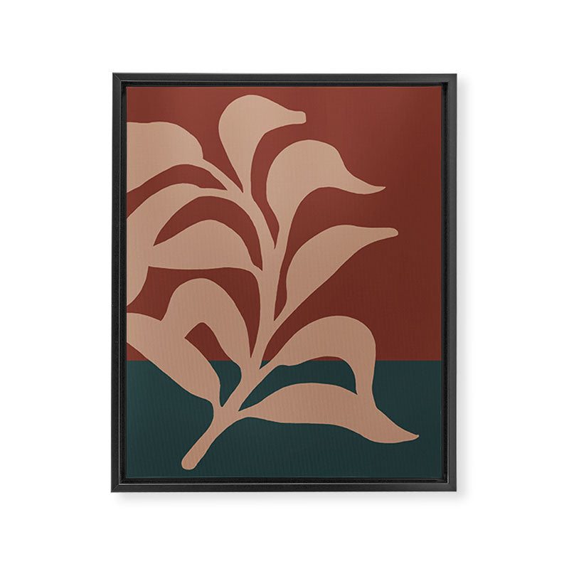 Lazy leaf 1 big print  Framed Canvas Print Gallery Image 6