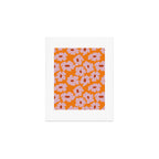 Lazy Pink floral  Art Print Gallery Image 1