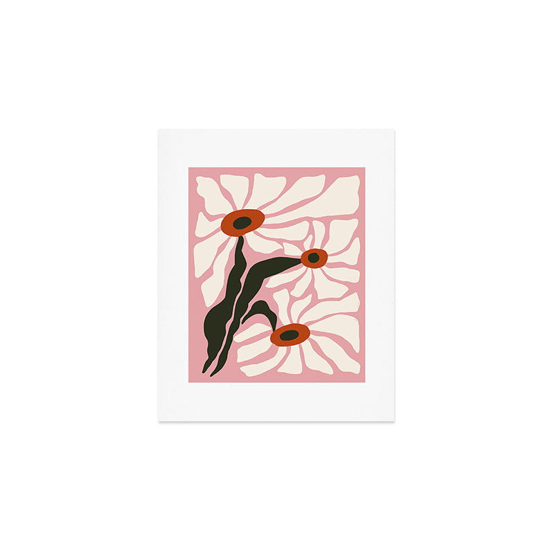 Lazy White Daisies  Art Print Gallery Image 1