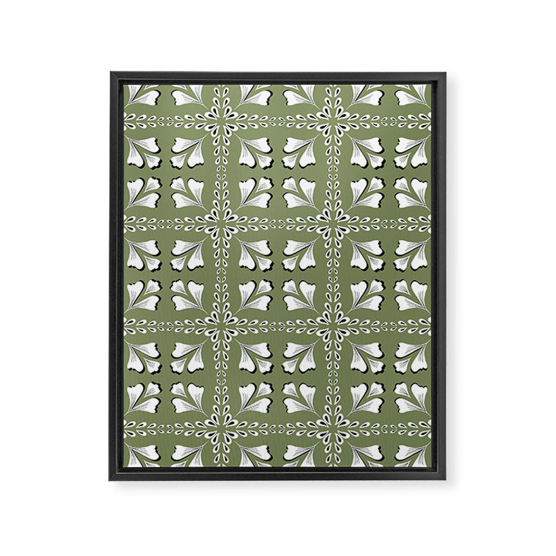 Leafy Meadow 2 Framed Canvas Print Gallery Image 8