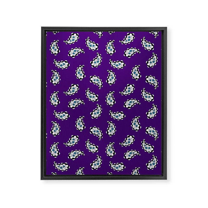 Leafy Whirls 3 Framed Canvas Print Gallery Image 8