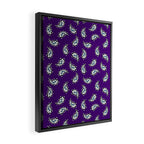 Leafy Whirls 3 Framed Canvas Print Gallery Image 2