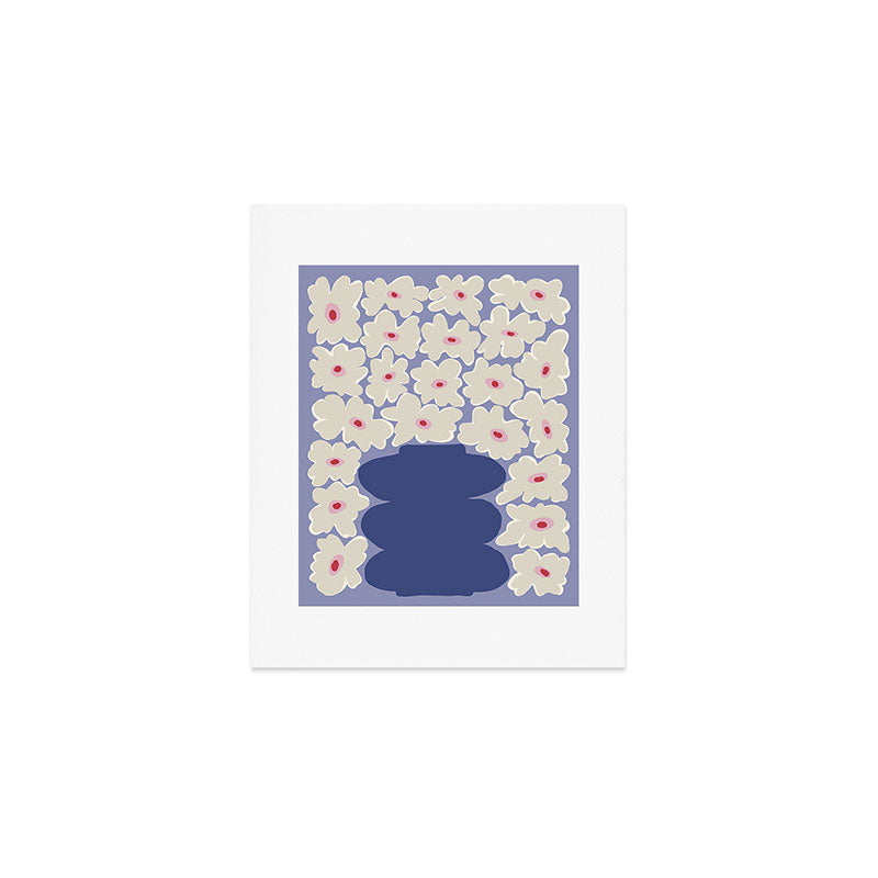 Little Daisy Vase Art Print Gallery Image 1
