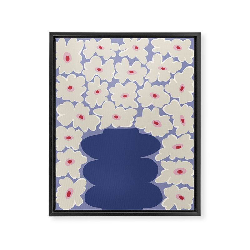 Little Daisy Vase Framed Canvas Print Gallery Image 8
