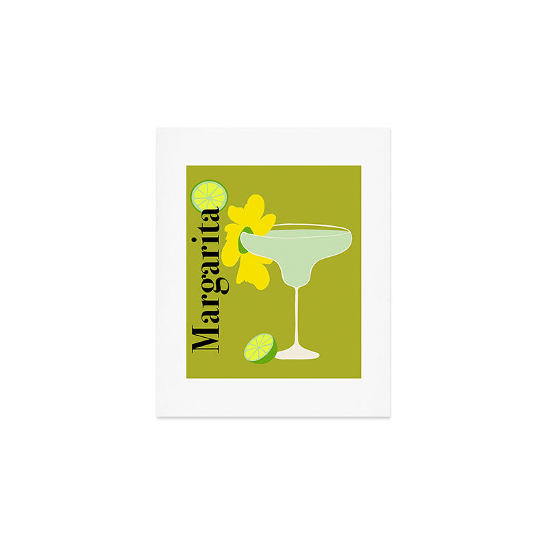 Margarita Cocktail Art Print Gallery Image 1