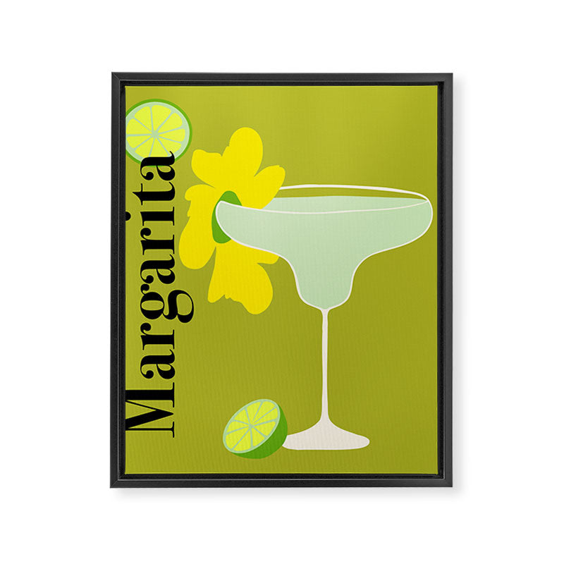 Margarita Cocktail Framed Canvas Print Gallery Image 6