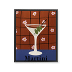 Martini Cocktail Framed Canvas Print Gallery Image 6