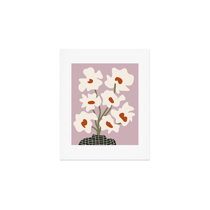 Matisse poppy flower pot  Art Print Gallery Image 1
