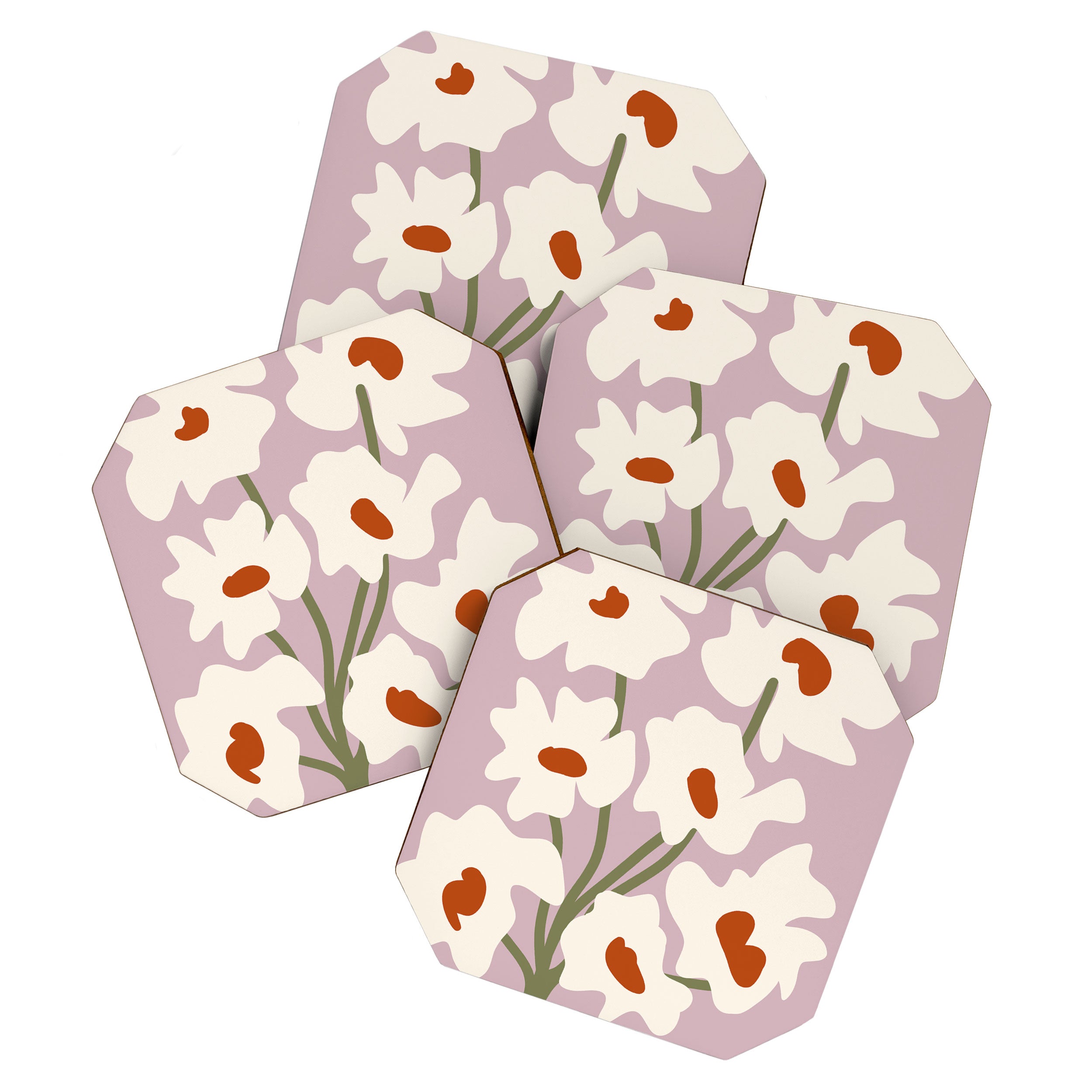 Matisse poppy flower pot  Coaster Gallery Image 1
