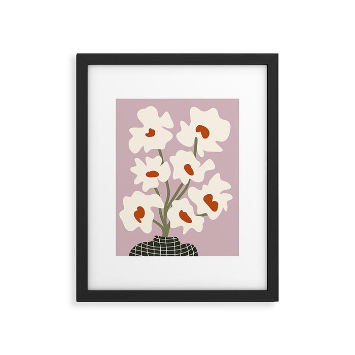 Matisse poppy flower pot  Framed Art Print Gallery Image 1