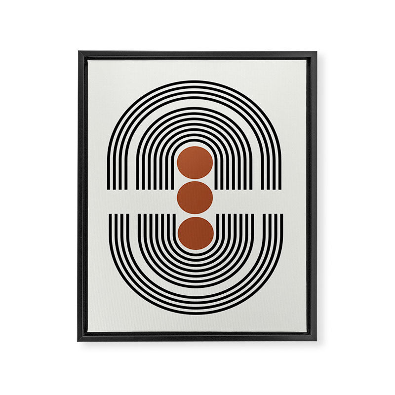 mid-century arch  Framed Canvas Print Gallery Image 6