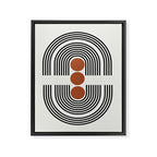 mid-century arch  Framed Canvas Print Gallery Image 6