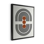mid-century arch  Framed Canvas Print Gallery Image 2