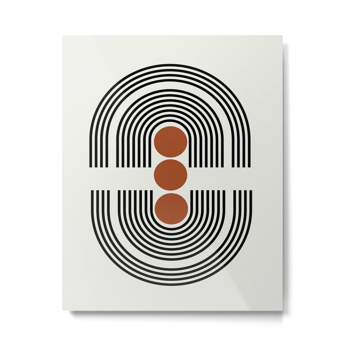 mid-century arch  Metal Print Gallery Image 1