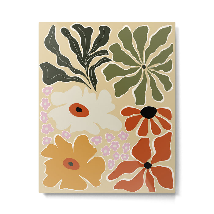Mid-century bouquet  Metal Print Gallery Image 1