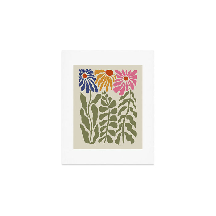 Mid-Century floral Art Print Gallery Image 1