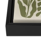 Mid-Century floral Framed Canvas Print Gallery Image 3
