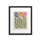 Mid-Century floral Framed Art Print Gallery Image 6